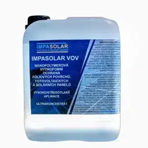 Impasolar VOV - hidrofób napelem védőszer, a teljesítmény védelme és növelése és nagas/közepes nyomású alkalmazás